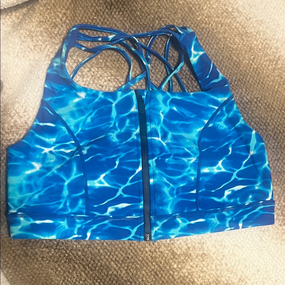 Torrid front zip jog bra